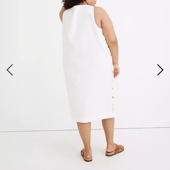 Linen and cotton blend plus size dress 3x - Picture 5 of 6